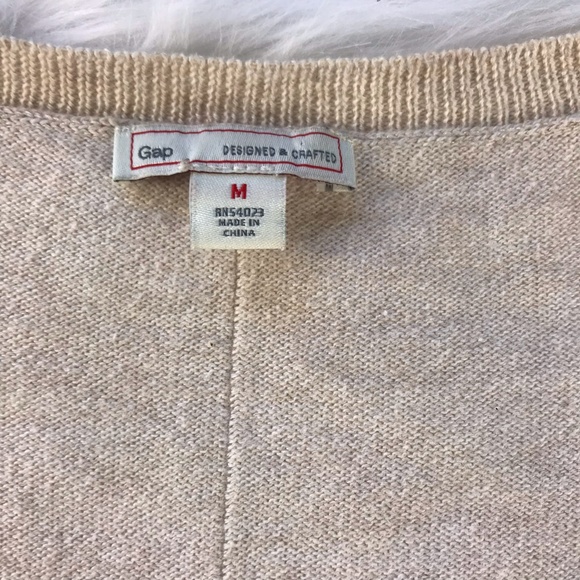 Gap V Neck Striped Sweater - Picture 2 of 7